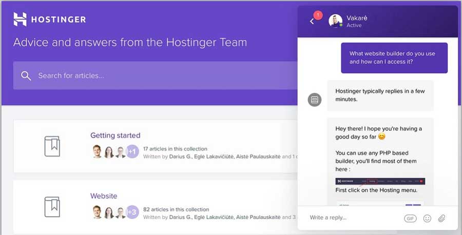 Hostinger-Customer-support
